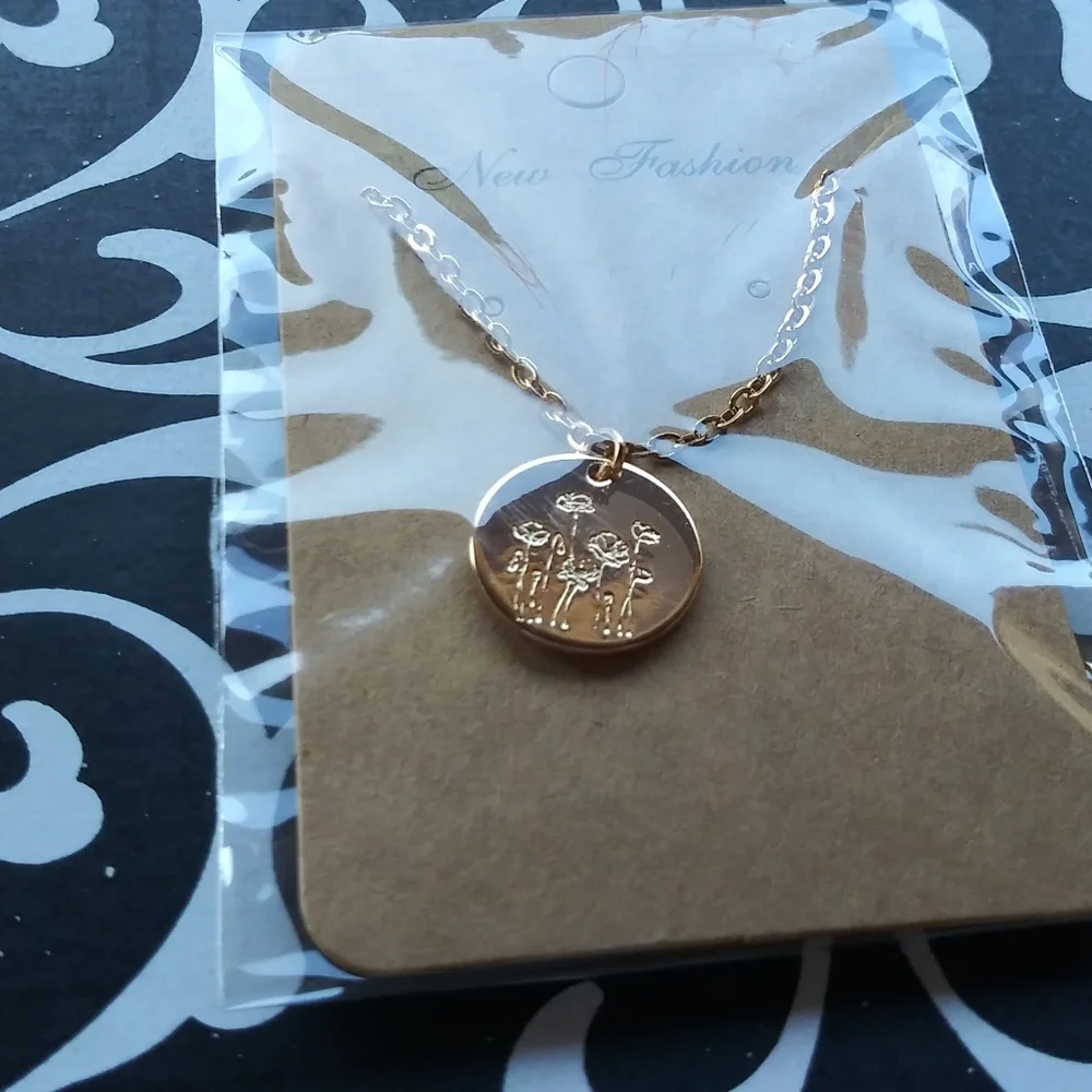 Poppy Gold Necklace